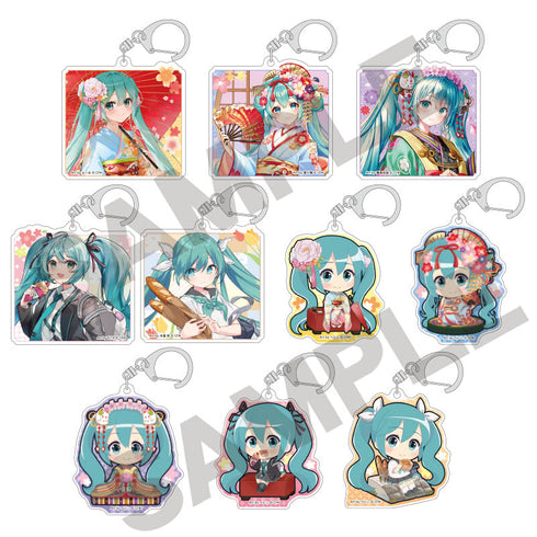 『初音ミク』トレーディングアクリルキーホルダー 京都 BOX